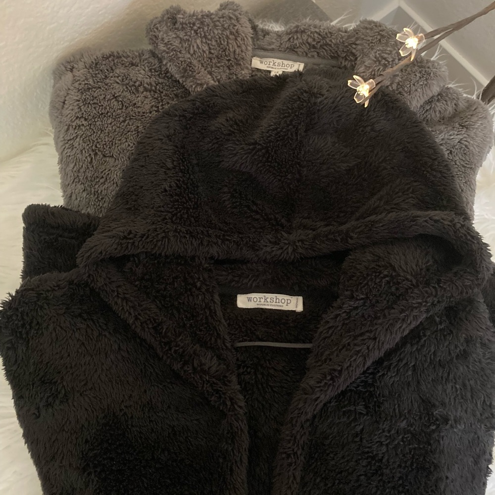 Workshop Republic Plush Hooded Jackets